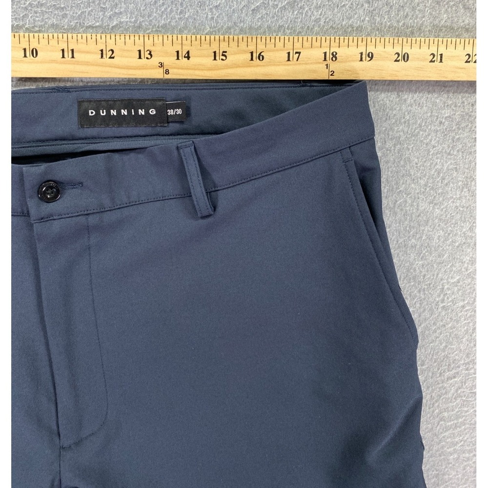 Dunning Golf Men's Size 38x30 Dark Gray‎ Casual Performance Pants Poly Stretch - Picture 2 of 11